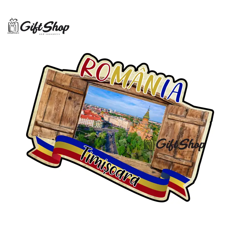 Magnet frigider, forma fereastra, personalizatv